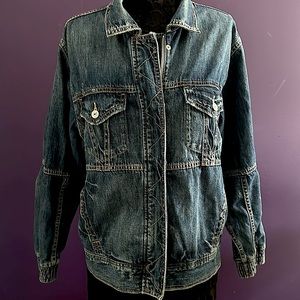 AE oversized denim jacket